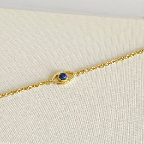 Protective Eye Bracelet - Lapis Lazuli